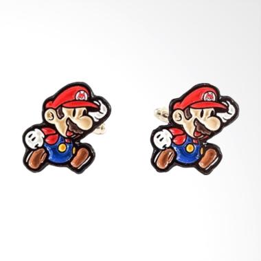 Jual Houseofcuff Mario Bros Manset Kancing Kemeja  French  