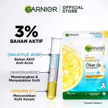 Masker Garnier Bright Lengkap Harga Terbaru Oktober 2022 | Blibli