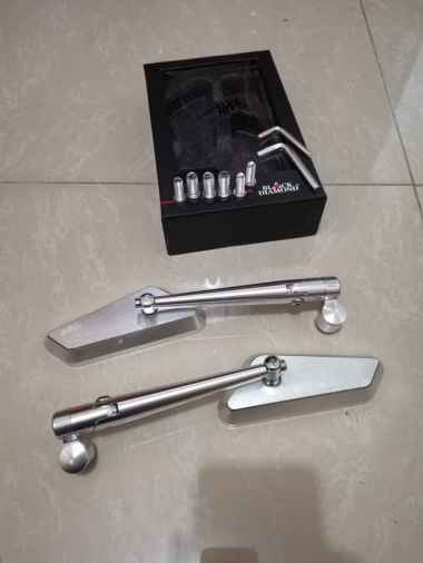 Black Diamond Spion Blackdiamond Model Rizoma Circuit Silver Vespa Nmax - Xmax - Aerox Silver