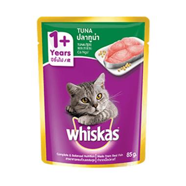 J   ual Whiskas Junior Kitten Tuna Makanan Kucing [6 Pcs/85