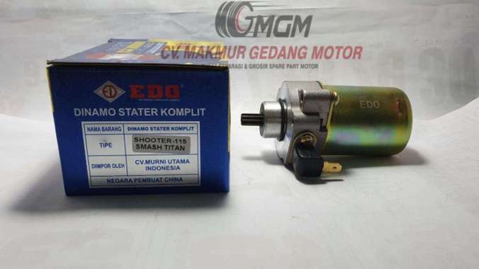 EDO DINAMO STATER KOMPLIT SHOOTER 115 SMASH TITAN Silver