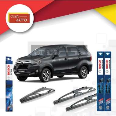 Wiper Toyota New Avanza 2013 - 2015 Depan Belakang Bosch Advantage