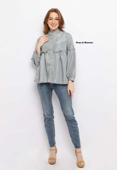 Jual Blouse Motif Lengan Panjang Original & Berkualitas - Model Terbaru