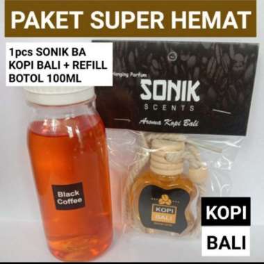 Paket Hemat Parfum Mobil Sonik + Refill Sonik 100ml ORIGINAL 100 % Multicolor