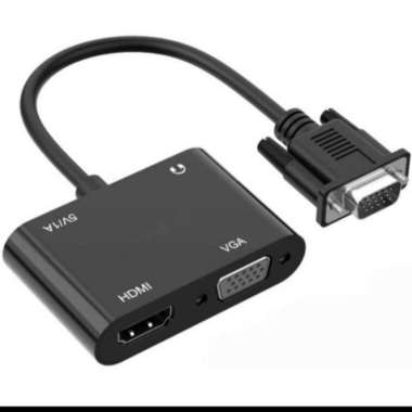 HT080 Vga Spiliter to Vga And Hdmi For Pc Laptop 2in1