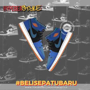 sepatu air jordan blue