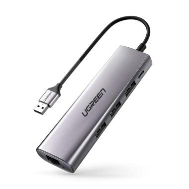 Jual Ugreen 50963 6 in 1 USB Hub Adapter - Space Gray