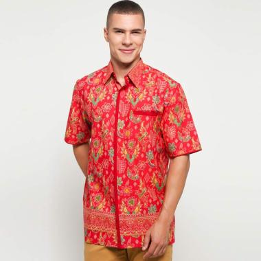 Jual etniKita Batik Kemeja Batik Tulis Lengan Pendek Pria