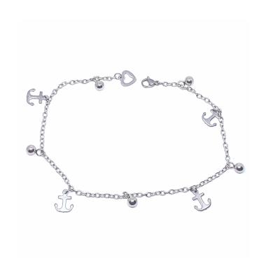 Lila GK08 Titanium Gelang Wanita silver