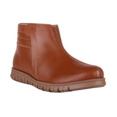 Jual SEPATU SAFETY PRIA SEPATU BOOT UJUNG BESI PINGGIR