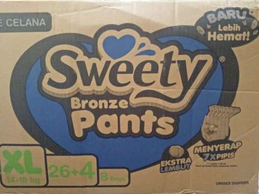 Jual Pampers Sweety Bronze Xl Karton Murah - Update Harga Grosir Hari