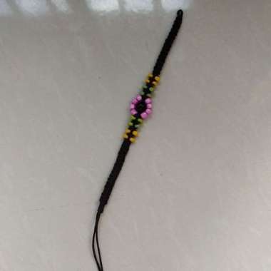 GELANG TALI PERSAHABATAN HANDMADE GELANG MANIK Hitam