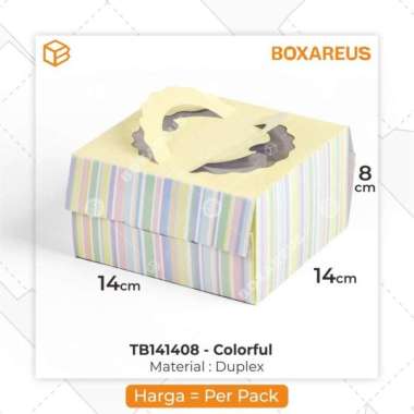 TB141408 | Box, Kemasan, Packing, Cake Box, Toples Box, Souvenir Box colour