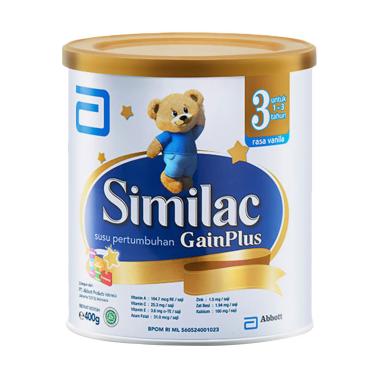 Jual Similac Gain Plus Vanila Susu Formula [400gr] Online 