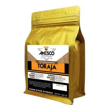 Kopi Toraja - Kopi Arabika 200GR - Biji / Kopi Bubuk Premium | Kopi Toraja Asli - Arabica KOPI BIJI