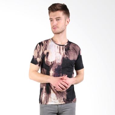 Jual Elfs Shop Tulisan Eat Katun Lengan Pendek T-Shirt