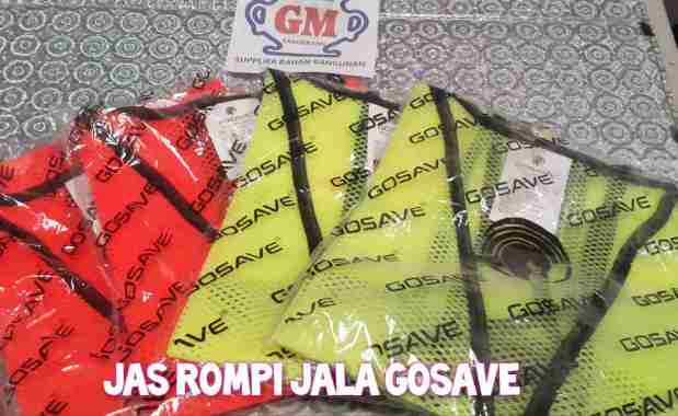 Jas Rompi Jala/Rompi Proyek/Rompi Jaring Gosave Hijau(Stabilo)