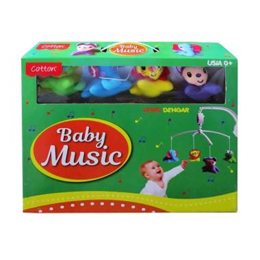 Jual MOMO Wonderland  Merry Go Round Music Drum Mini Mainan  