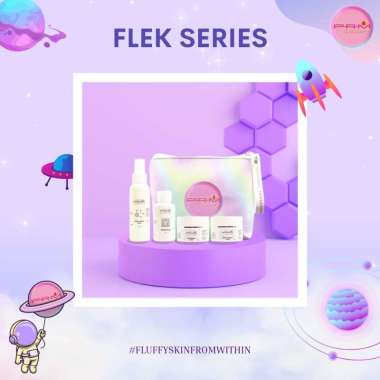 PAKET BPOM FLEK SERIES PRM LUXURY FREE POUCH/SKINCARE/MELASMA/SERUM WAJAH/CREAM/WAJAH Day & Night Cr