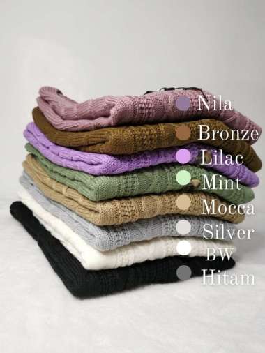Okechuku VEST KANCING Rompi Rajut Kancing Knit Outer Korean Style Milo