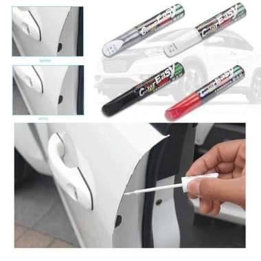 Cat Spidol Penghilang Lecet Cat Mobil Scratch Repair Putih