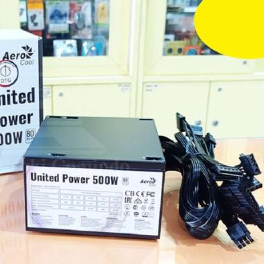 POWER SUPPLY / PSU AEROCOOL UNITED POWER 500WATT 80PLUS 230v EU