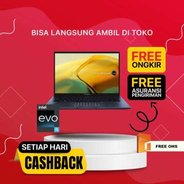 Jual Asus Zenbook 14 Oled Intel Evo Ux3402 Za Oleds551 Ponder Blue