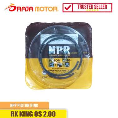 NPP NPR Ring Seher Piston Ring Yamaha RX King Oversize 2.00 4Y2-601-00 Hitam