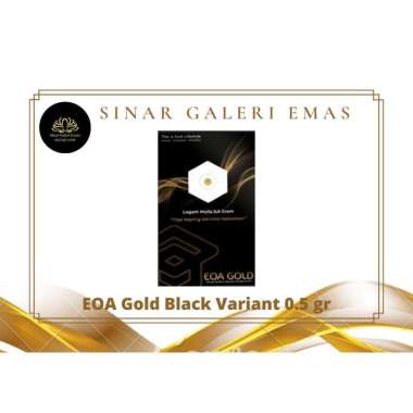 EOA GOLD 0.5 gram Black Variant TERMURAH Emas Mini Emas Batangan Logam Mulia 24 Karat Bersertifikat
