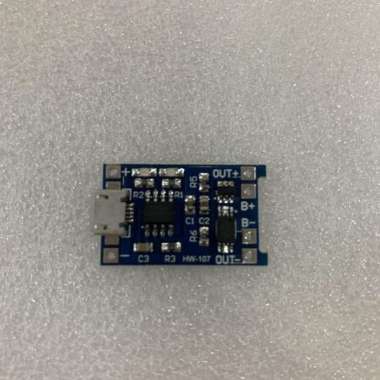 modul charger baterai 18650 micro usb