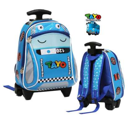 Promo HOBI ANAK Tas Trolley Anak Sekolah Play Group Paud Gambar