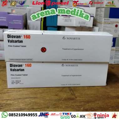 Jual Diovan 80 mg Obat Hipertensi [14 Tablet Per Strip ...