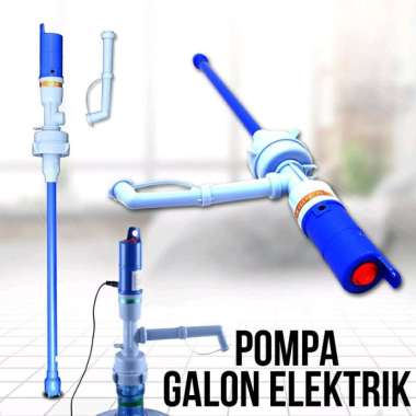 Pompa Galon Elektrik Charger Biru