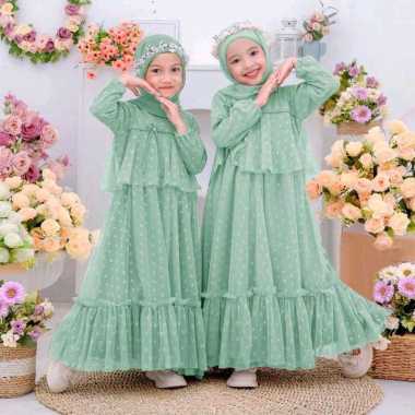 Kid Emi gamis anak perempuan baju muslim anak cewek gamis pesta anak gamis tile baju muslimah anak S