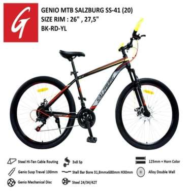 Jual Genio Runes Chromoly Sepeda lipat 16 Online Desember
