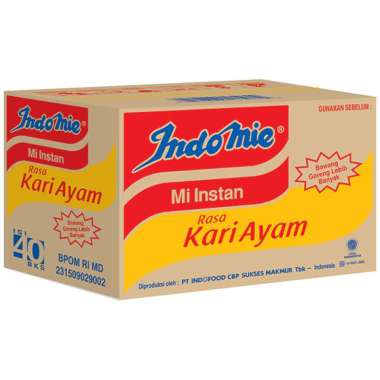 Daftar Harga Indomie Goreng 1 Dus Indomie Terbaru Januari