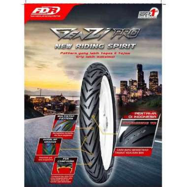 Ban Luar Federal FDR 90-80-14 300-14 Tubeless Ban Motor Matic Genzi Pro