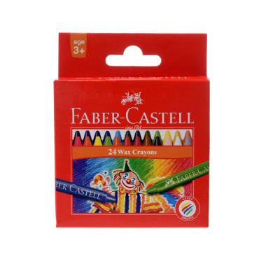 Jual Faber Castell 120057 Wax Crayon Regular [24 pcs 