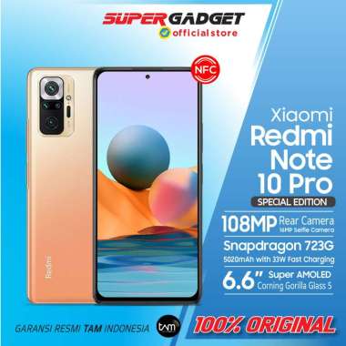 Jual Xiaomi Redmi Note 10 Pro 64 Gb Bronze Juli 2022 - Garansi Resmi