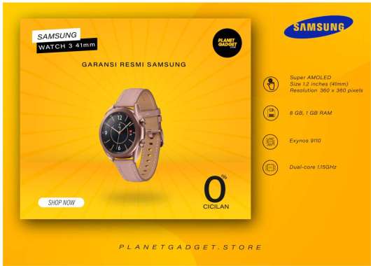 Jual Samsung Galaxy Watch 3 Indonesia Spesifikasi Original, Murah