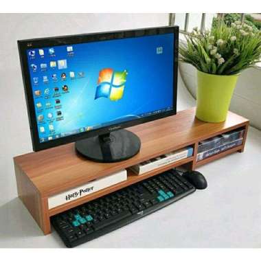 TwinsJ. Rak meja monitor. meja gaming. dudukan monitor. dudukan laptop. meja penyimpanan.