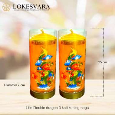 Jual Lilin Ibadah Doa Rohani Yesus Maria Pilar Double Dragon 1/2 Kati ...