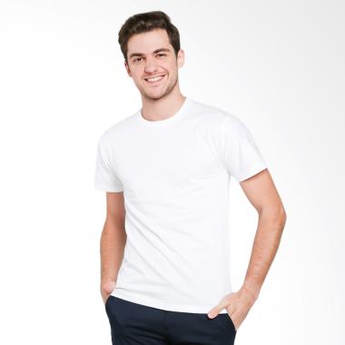 Jual Vm Jumbo Kaos Oblong Polos Basic Tangan Pendek T Shirt P   ria Putih