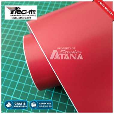 Skotlet Merah Doff Scotlet Dop Stiker Matte Sticker Meteran Decal Roll Scotlite Sepeda Motor Scotlig