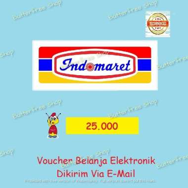 Jual Voucher Indomaret 25 Vocer Indomaret - Harga Terbaru Di 2022 | Blibli
