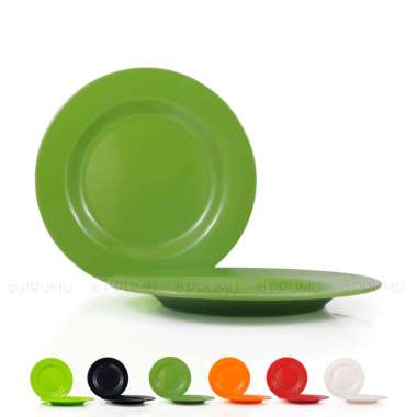Piring Saji Ceper Melamine 9 inch - Piring Melamine - Piring Melamin Unica Hijau