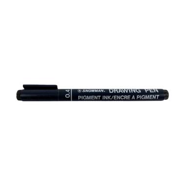 Jual Snowman 0.5 Drawing Pen - Black Online Januari 2021