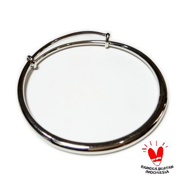 Vee Titanium Polos Gelang Unisex silver