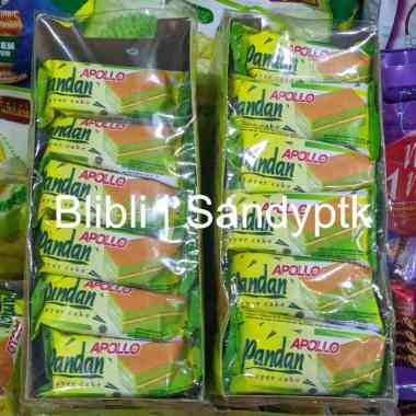Apollo Layer Cake Kue Bolu Lapis Pandan Coklat Malaysia Pandan