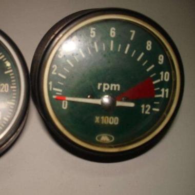 Speedometer Tachometer Assy honda CB175 Twin Original. Honda Japan Black